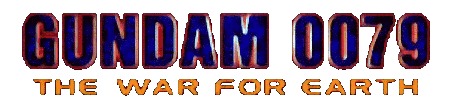 Gundam 0079: The War For Earth logo for Playstation